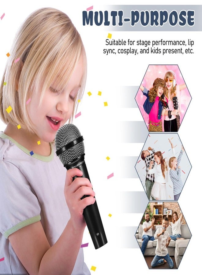 IMIKEYA Kids Microphone Prop: Pretend Microphone Toy Plastic Fake Microphones Prop Pretend Play Microphones for Kids Boys Girls Birthday Party Favors Halloween Costume - Image 2